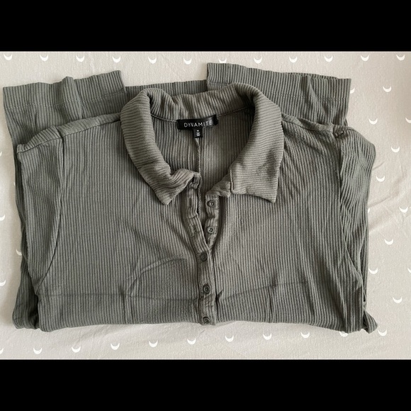 Cap Sleeve Polo Dress - Picture 2 of 4